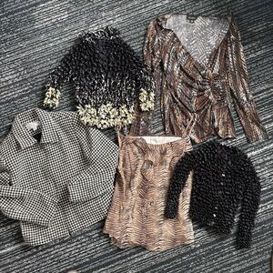 Vintage 90s Y2K style bundle curated Vintage Bundle size M fall winter